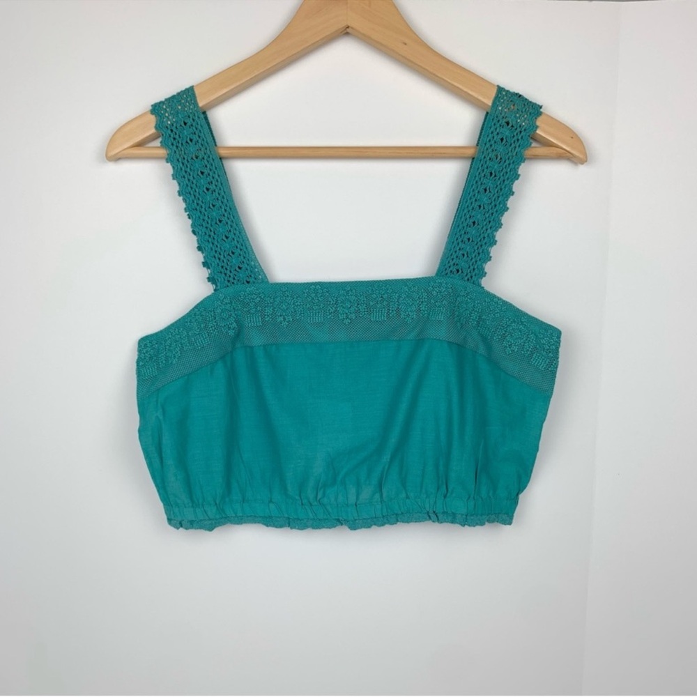 AE Studio American Eagle Cropped Tank Top Size Medium